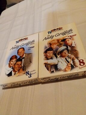 The Andy Griffith Show DVD Set - White/Beige Covers (2 Pack) X2 Sets Lot